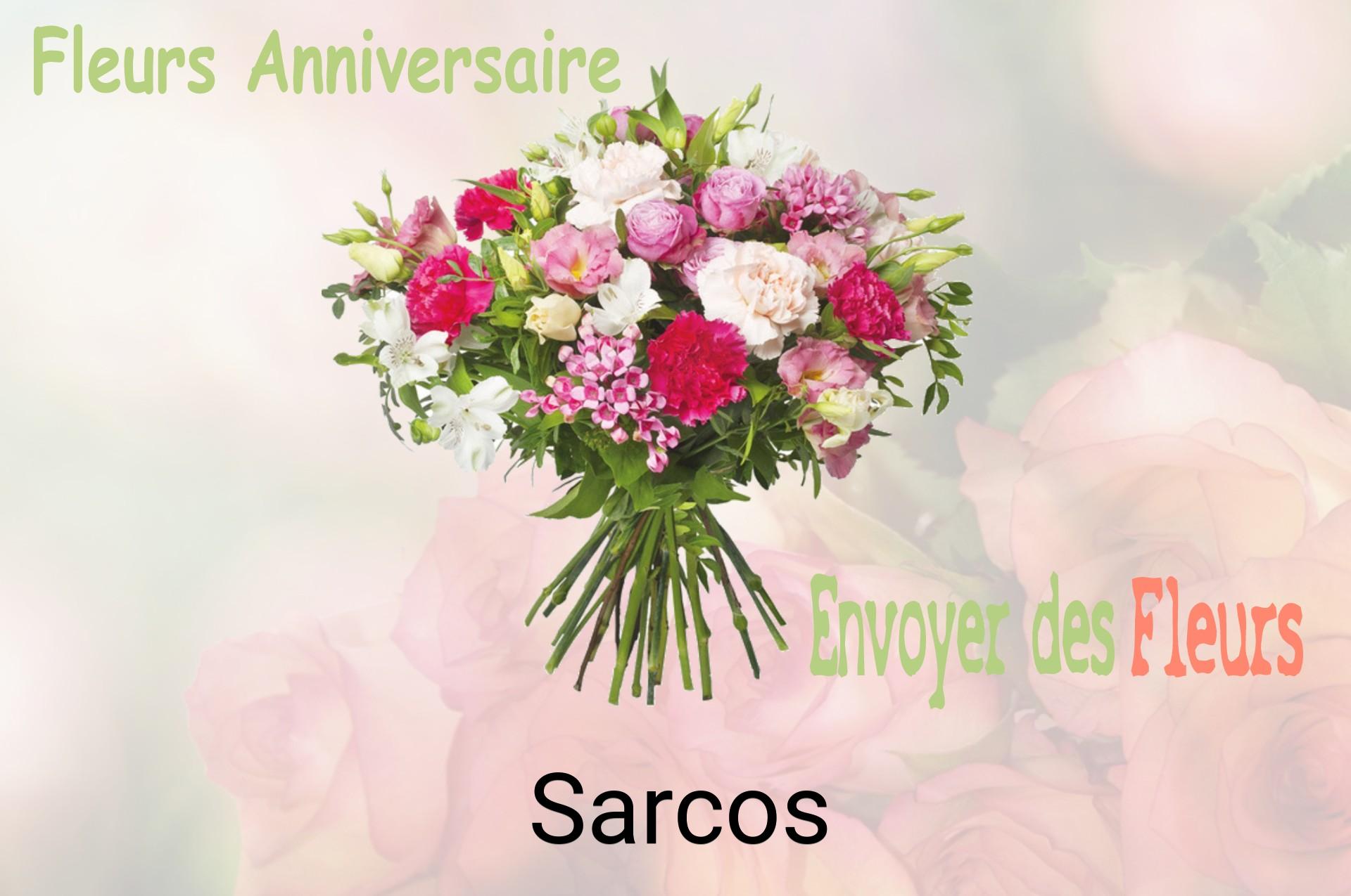 Bouquet de fleurs d’anniversaire livré à Sarcos